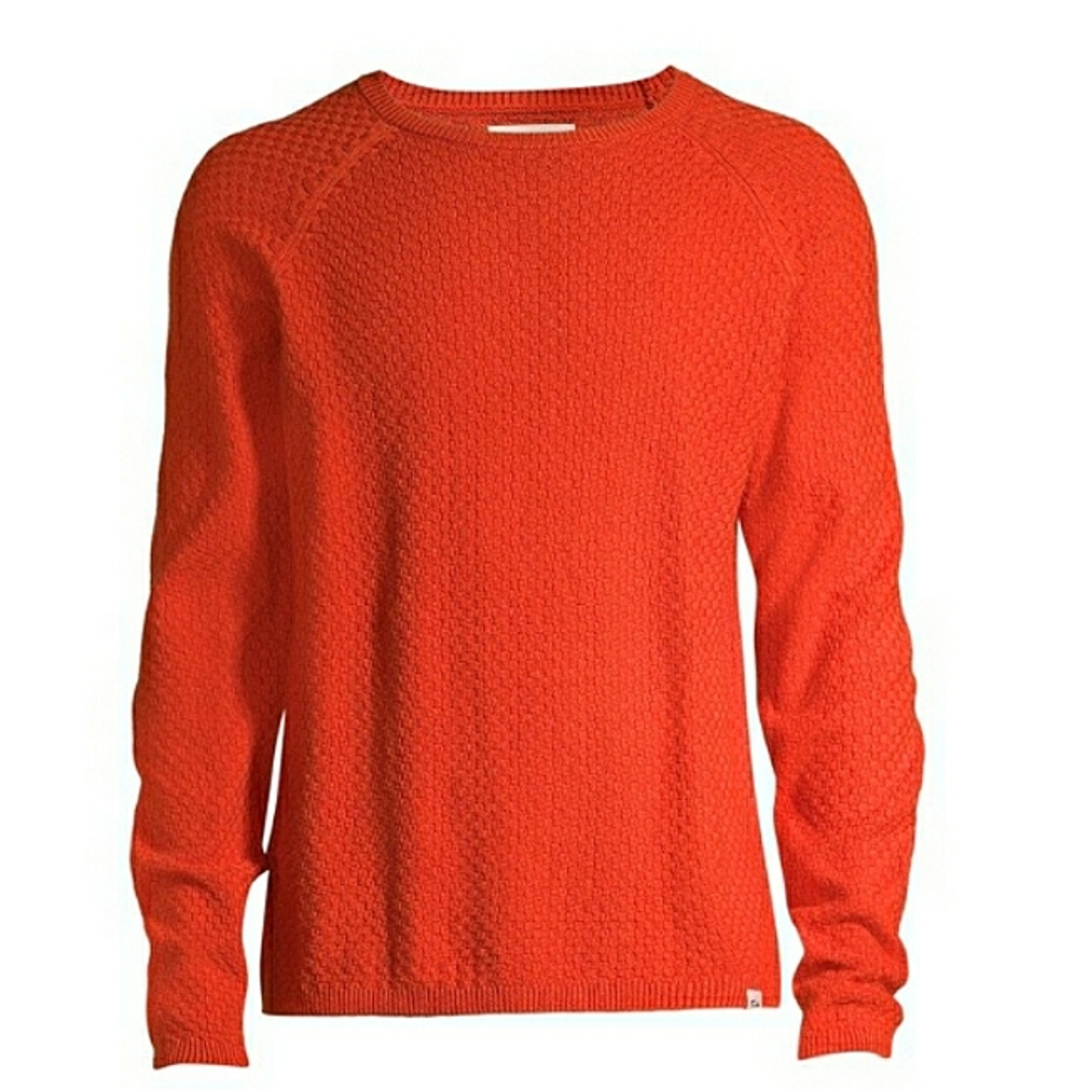 NWT☆Men's FREE ASSEMBLY ☆Orange Thermal Raglan Sweater *XL